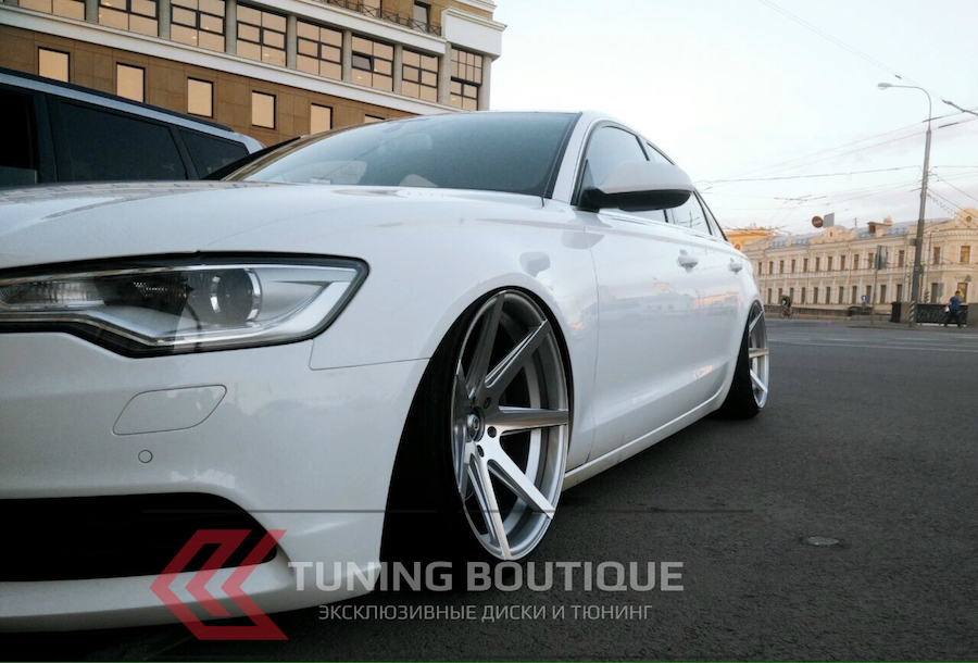 Audi A6 на 20" дисках Rohana RC7 Silver фото 2